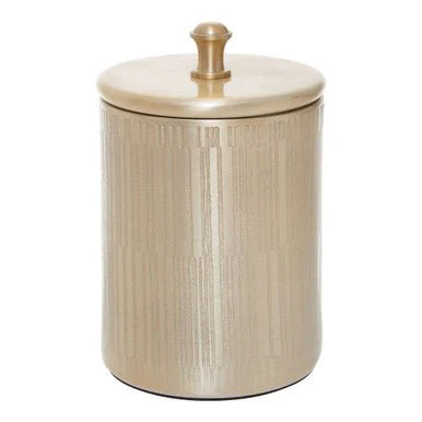 Allegra Champagne Finish Bathroom Jar - Image 9