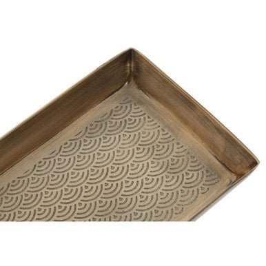 Allegra Etched Detail Aluminium Tray - Image 6