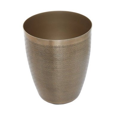 Allegra Etched Detail Aluminium Waste Bin - Image 5