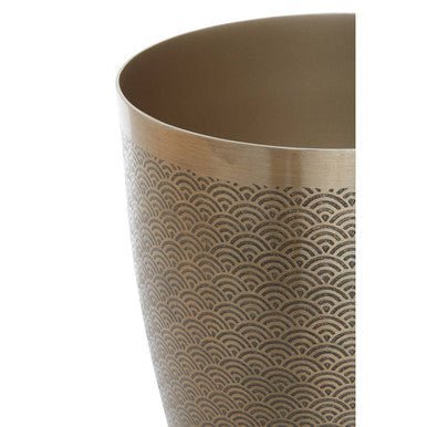 Allegra Etched Detail Aluminium Waste Bin - Image 7