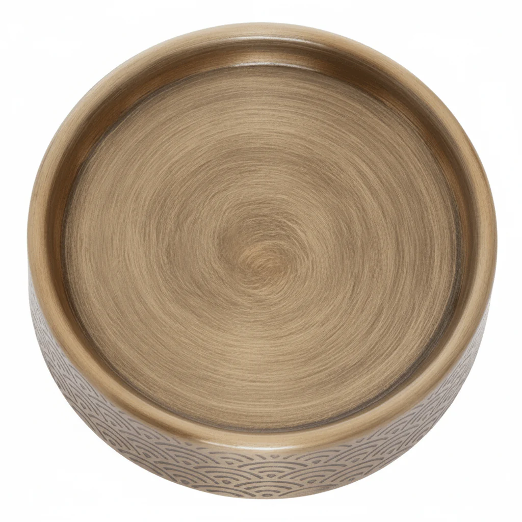 Allegra Etched Metallic Soap Dish