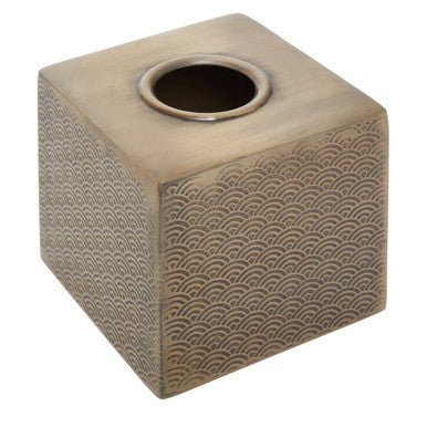 Allegra Etched Metallic Tissue Box - Image 9