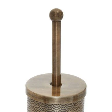 Allegra Etched Metallic Toilet Brush - Image 7