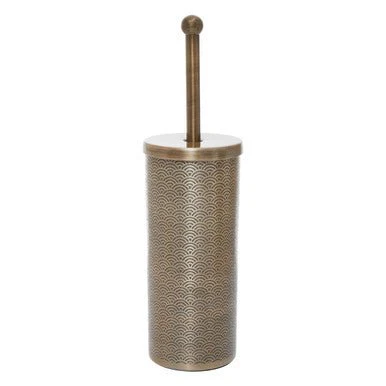 Allegra Etched Metallic Toilet Brush - Image 9