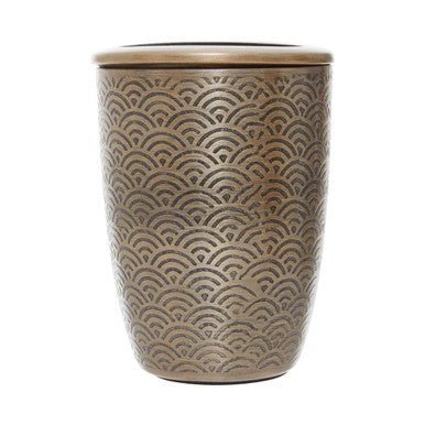 Allegra Etched Metallic Toothbrush Holder - Image 7