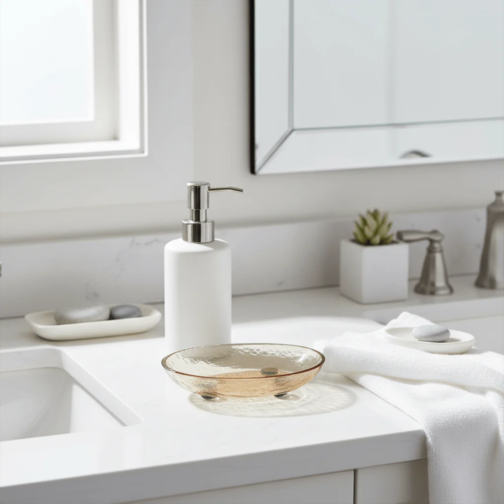 Allegra Glass Soap Dish - Image 4