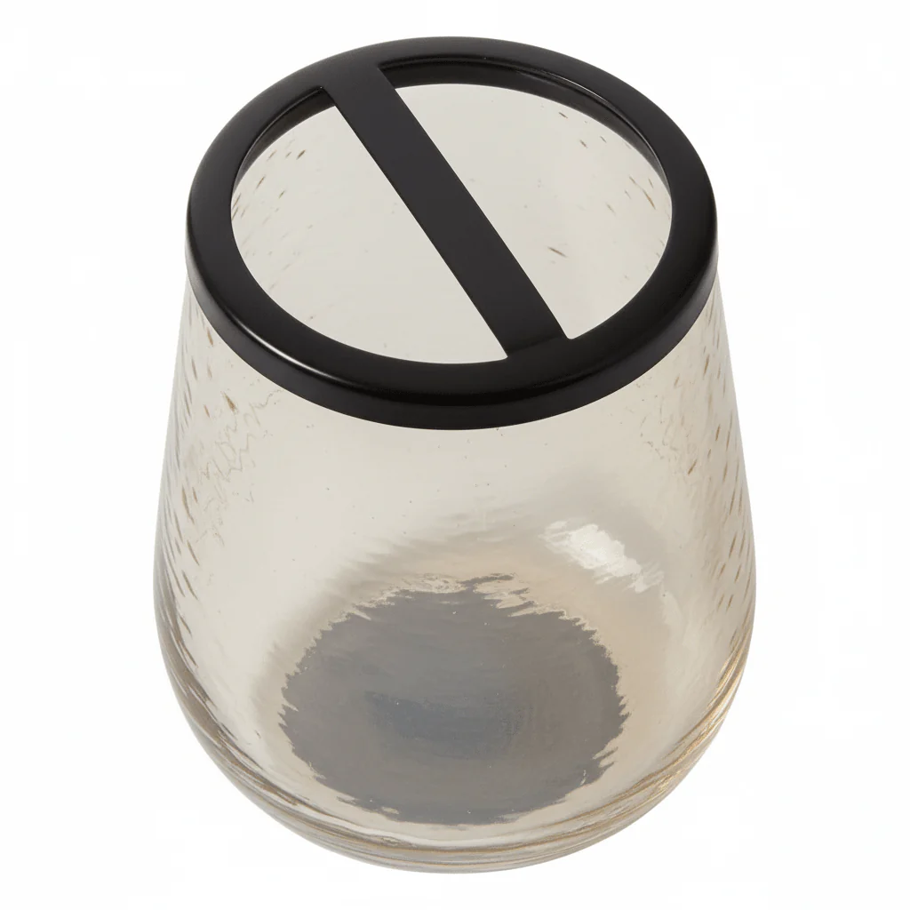 Allegra Glass Toothbrush Holder - Image 5
