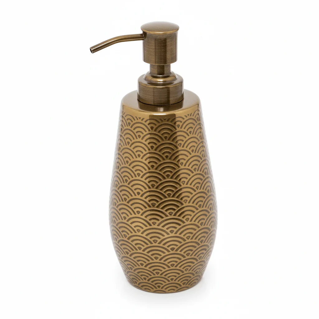 Allegra Gold Finish 200ml Soap Dispenser - Image 5