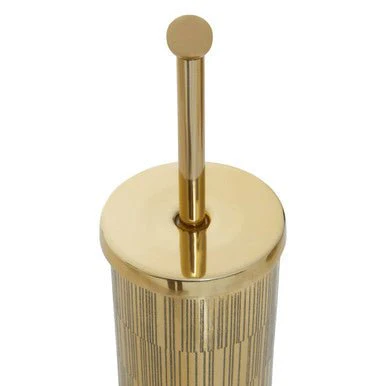 Allegra Gold Finish Aluminium Toilet Brush - Image 10