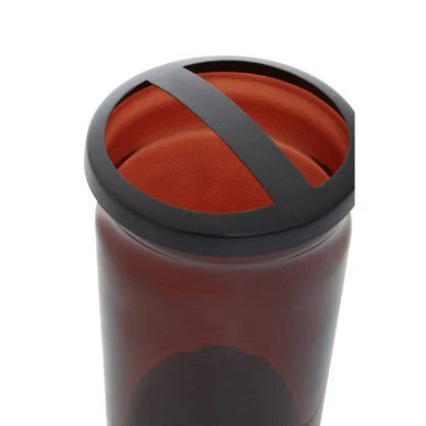 Allegra Kiara Brown Glass Toothbrush Holder - Image 11