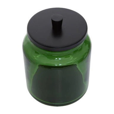 Allegra Kiara Green Glass Bathroom Jar - Image 9