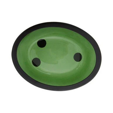 Allegra Kiara Green Glass Soap Dish - Image 9