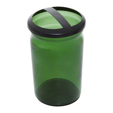 Allegra Kiara Green Glass Toothbrush Holder - Image 9