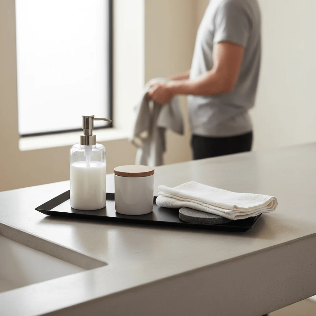 Allegra Kiara Stainless Steel BathroomTray - Image 2