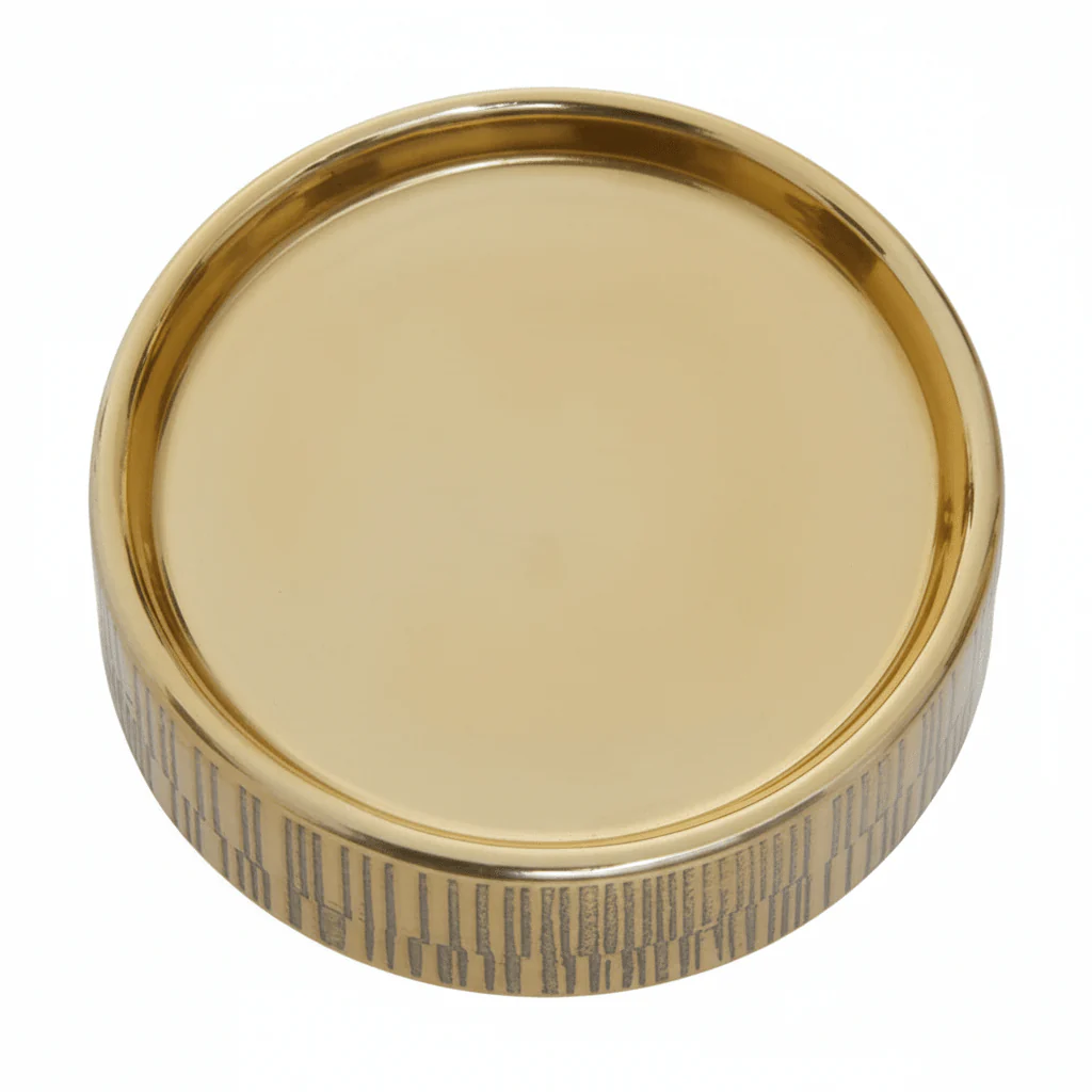 Allegra Line Effect Gold Soap Dish