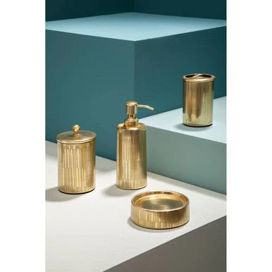 Allegra Line Effect Gold Soap Dish - Image 12