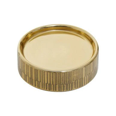 Allegra Line Effect Gold Soap Dish - Image 14