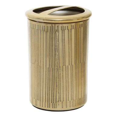 Allegra Line Effect Gold Toothbrush Holder - Image 15