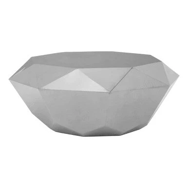 Allure Silver Diamond Cut Coffee Table - Image 5
