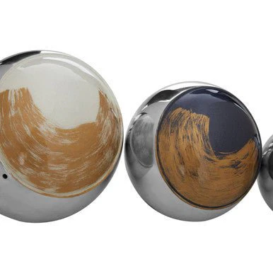 Alma Set Of 3 Deco Brushstroke Balls - Image 8