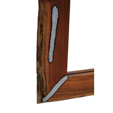 Almora Acacia Wood Wall Mirror - Image 8