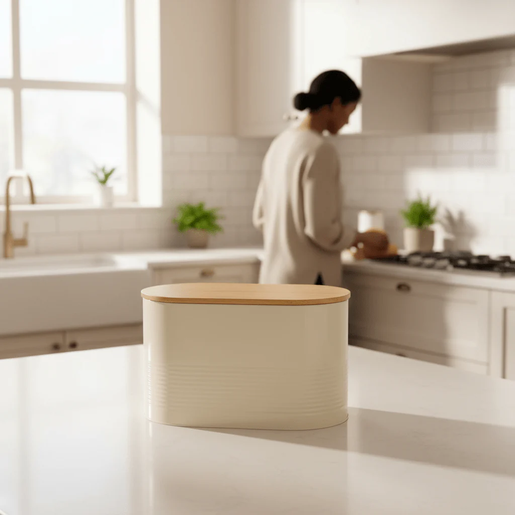 Alton Cream Bread Bin - Image 2