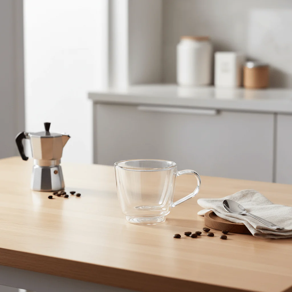 Amari Double Wall Glass Mug 190Ml - Image 4