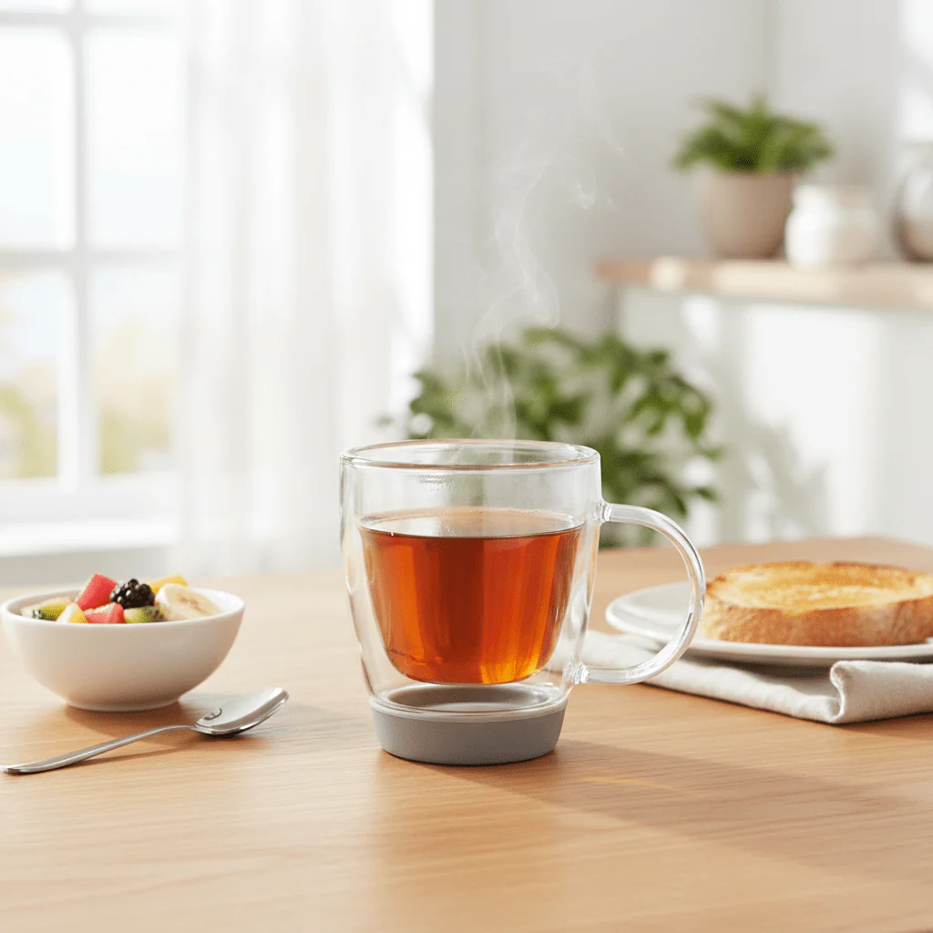 Amari Double Wall Glass Mug 220ml - Image 3
