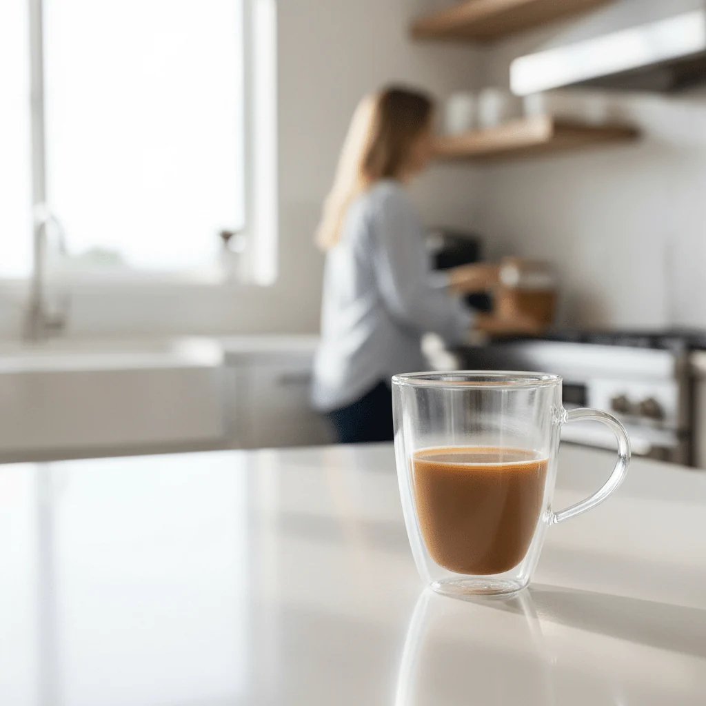 Amari Double Wall Glass Mug 330Ml - Image 2