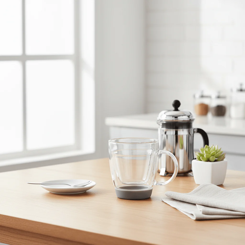 Amari Double Wall Glass Mug 350ml - Image 4