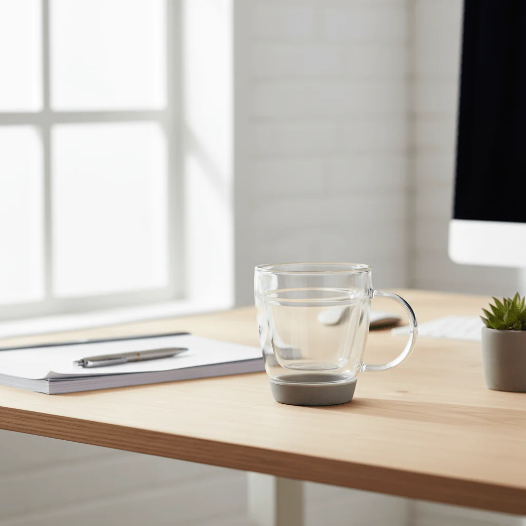 Amari Double Wall Glass Mug 350ml - Image 6