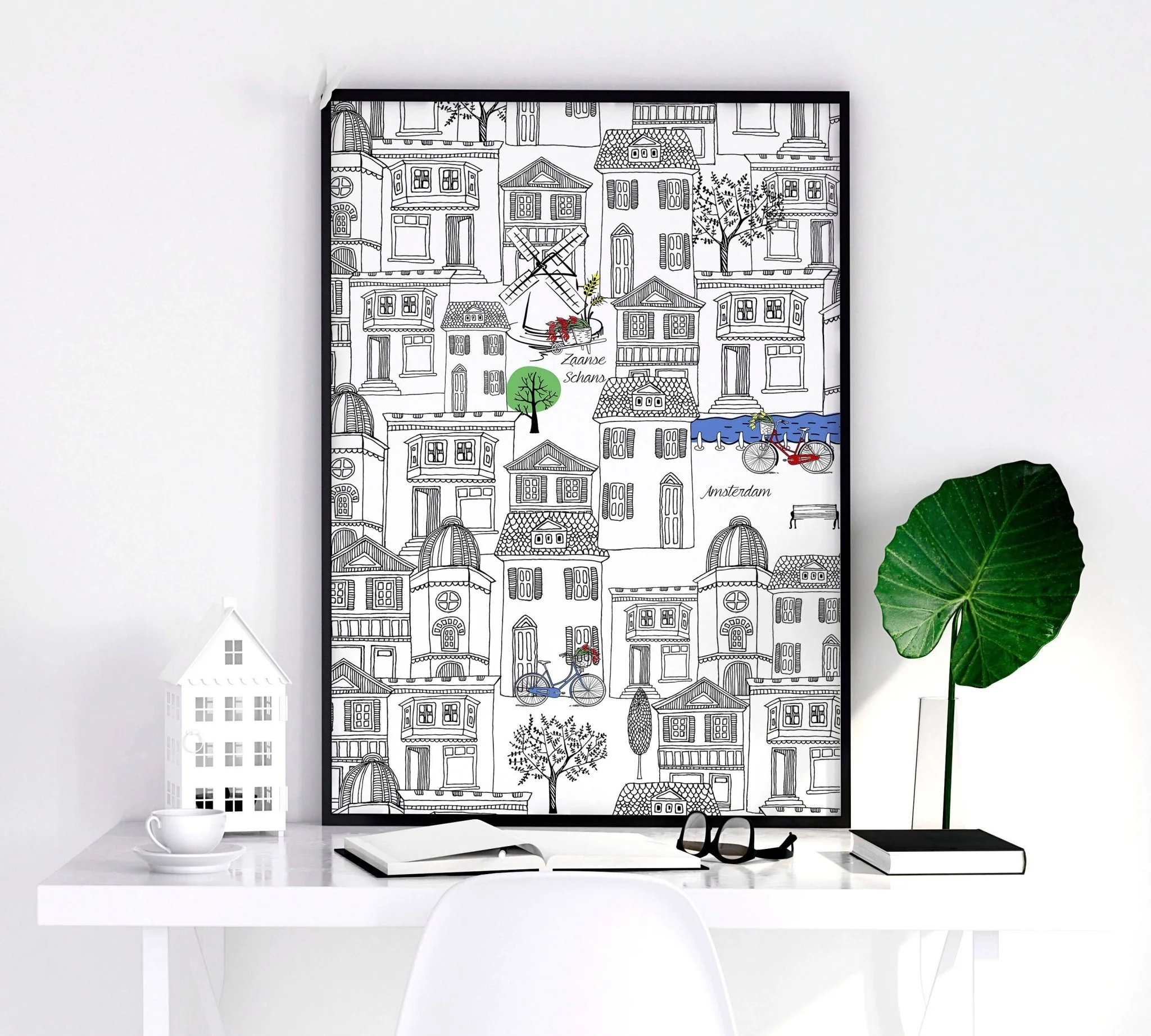 Amsterdam posters | Set of 2 travel wall art - Image 5