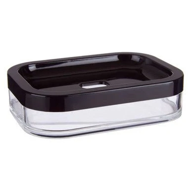 Ando Black Acrylic Soap Dish - Image 5