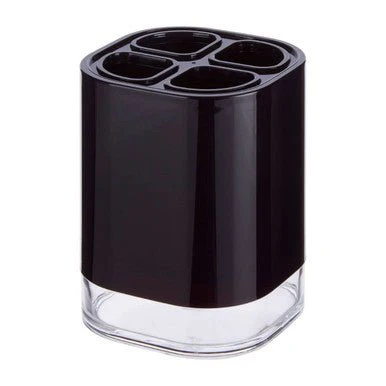 Ando Black Acrylic Toothbrush Holder - Image 5