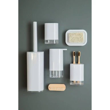 Ando White Acrylic Lotion Dispenser - Image 7