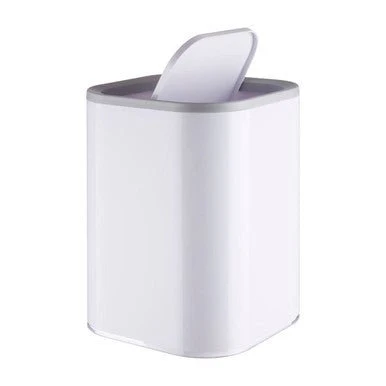 Ando White Acrylic Waste Bin - Image 5