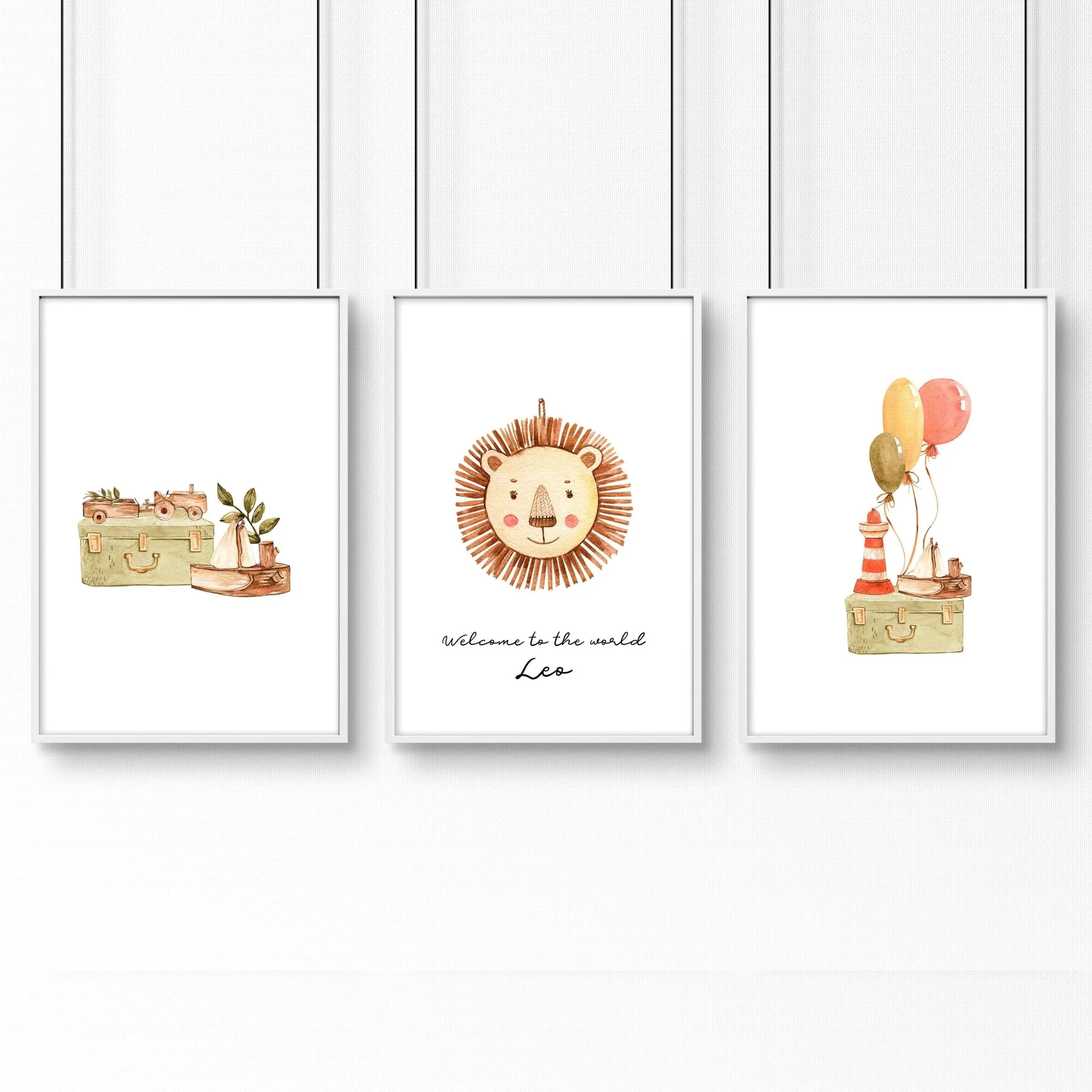 Animal wall art for Nursery | set of 3 wall art prints - Image 6