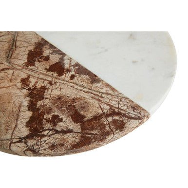 Annika White And Brown Marble Round Paddle Board - Image 6