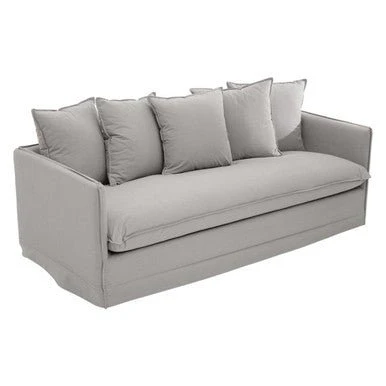 Antibes 3 Seater Grey Sofa - Image 5