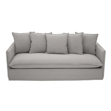 Antibes 3 Seater Grey Sofa - Image 9