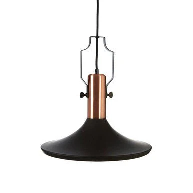 Argo Large Pendant Light in Black and Copper - Image 5
