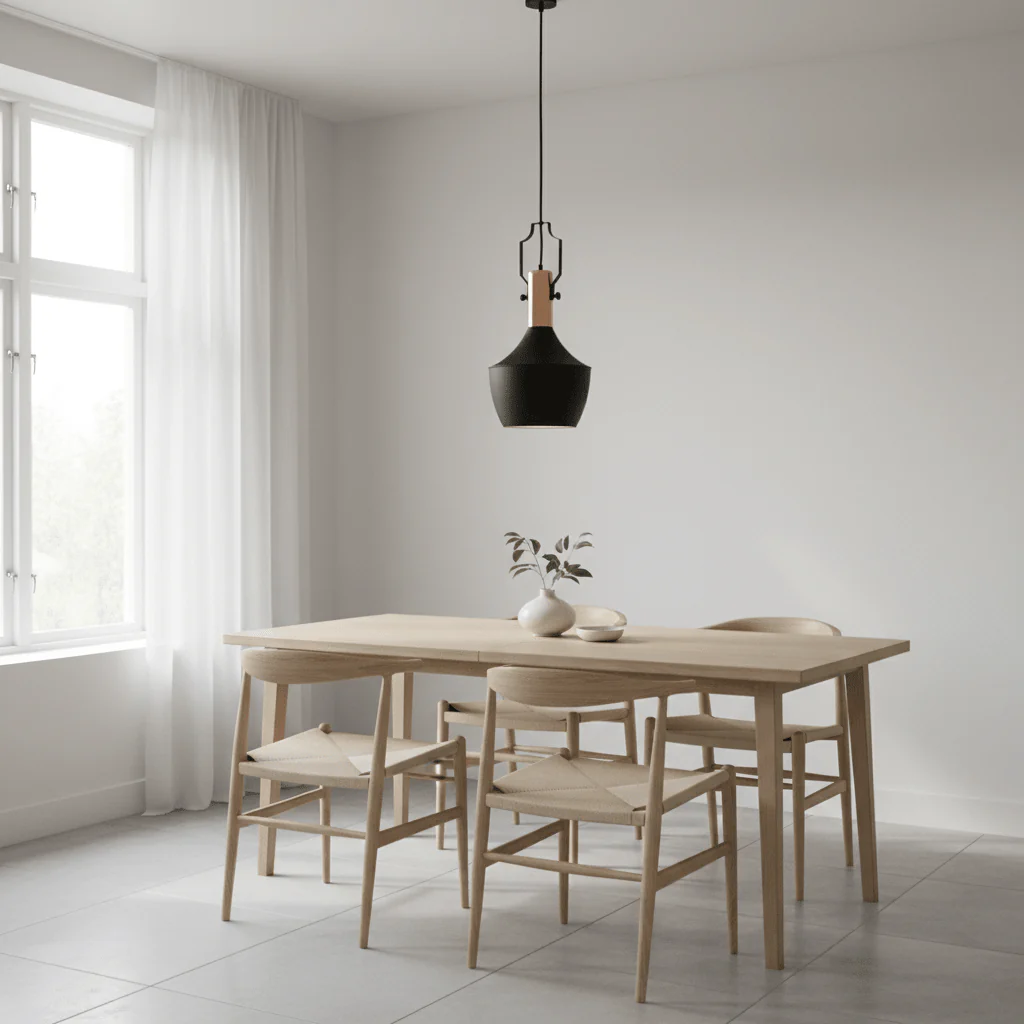 Argo Medium Pendant Light in Black and Copper - Image 3