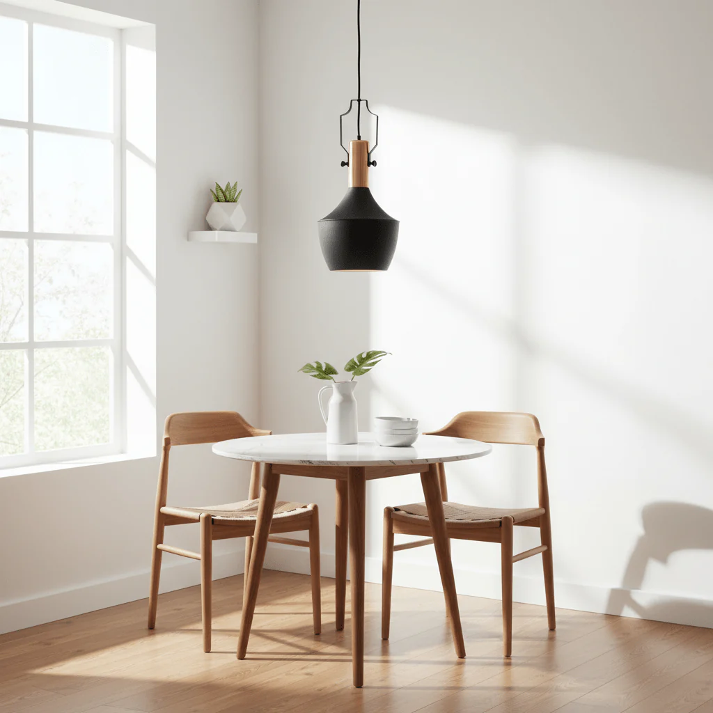 Argo Medium Pendant Light in Black and Copper - Image 4