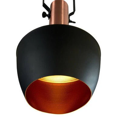 Argo Medium Pendant Light in Black and Copper - Image 7