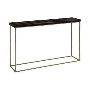 Aris Black And Gold Console Table - Image 6