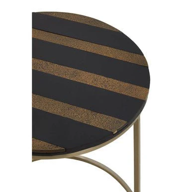 Aris Black And Gold Side Table - Image 10