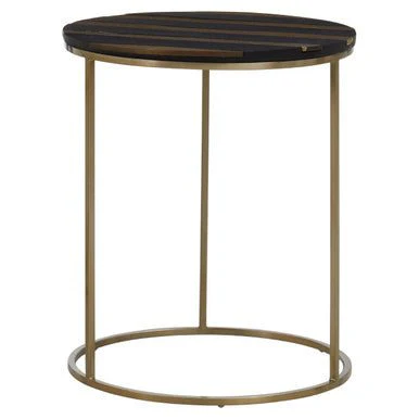 Aris Black And Gold Side Table - Image 5