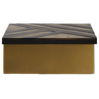 Aris Large Black and Gold Storage Box - Image 14