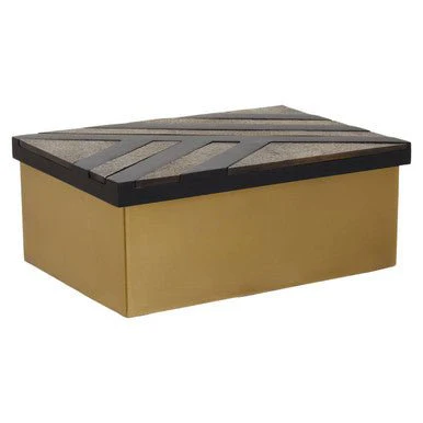 Aris Small Black and Gold Storage Box - Image 5