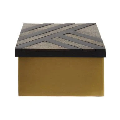 Aris Small Black and Gold Storage Box - Image 6